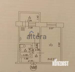 1-к квартира, вторичка, 35м2, 3/10 этаж