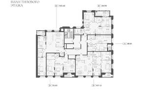 3-к квартира, вторичка, 85м2, 5/6 этаж