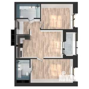 2-к квартира, вторичка, 67м2, 6/23 этаж