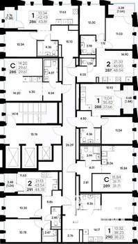 2-к квартира, вторичка, 49м2, 6/20 этаж