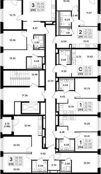 2-к квартира, вторичка, 49м2, 3/9 этаж