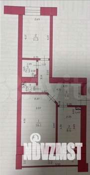 2-к квартира, вторичка, 49м2, 9/10 этаж