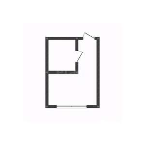 Студия квартира, вторичка, 12м2, 4/4 этаж