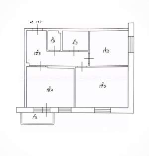 2-к квартира, вторичка, 66м2, 12/19 этаж