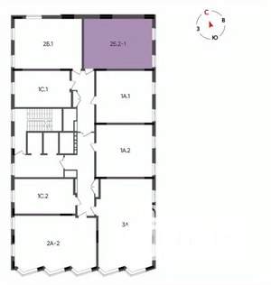 2-к квартира, вторичка, 49м2, 7/14 этаж