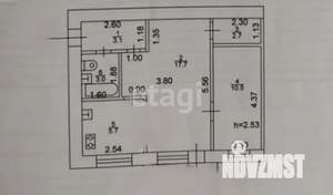 2-к квартира, вторичка, 40м2, 2/4 этаж