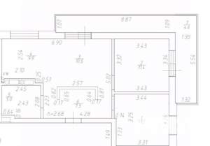 3-к квартира, вторичка, 60м2, 17/17 этаж