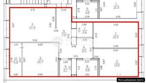 3-к квартира, вторичка, 78м2, 6/10 этаж