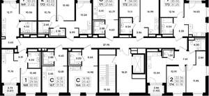 2-к квартира, вторичка, 52м2, 6/11 этаж