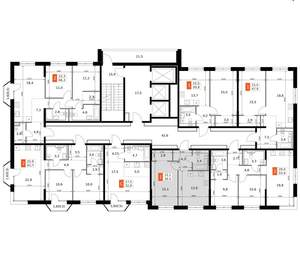 1-к квартира, вторичка, 40м2, 13/20 этаж