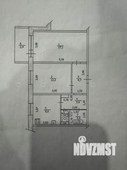 2-к квартира, вторичка, 52м2, 7/10 этаж