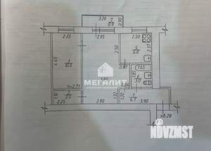 2-к квартира, вторичка, 45м2, 3/5 этаж