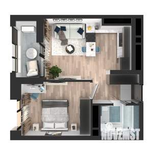 1-к квартира, вторичка, 39м2, 21/23 этаж