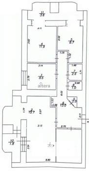 4-к квартира, вторичка, 86м2, 11/15 этаж