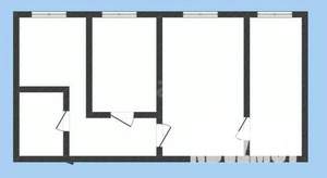 3-к квартира, вторичка, 59м2, 4/5 этаж