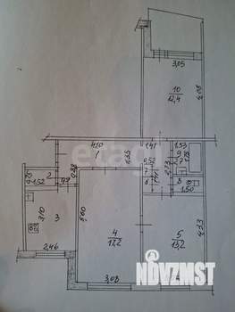 3-к квартира, вторичка, 66м2, 5/9 этаж