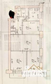 4-к квартира, вторичка, 61м2, 3/5 этаж