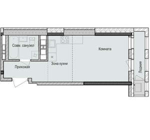 Студия квартира, вторичка, 29м2, 13/23 этаж