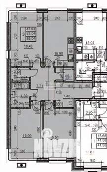 3-к квартира, вторичка, 88м2, -1/10 этаж