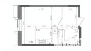 1-к квартира, вторичка, 29м2, 14/22 этаж