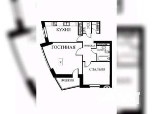 2-к квартира, вторичка, 70м2, 12/26 этаж