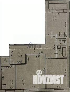 3-к квартира, вторичка, 64м2, 8/9 этаж