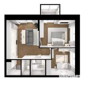 2-к квартира, вторичка, 54м2, 13/17 этаж