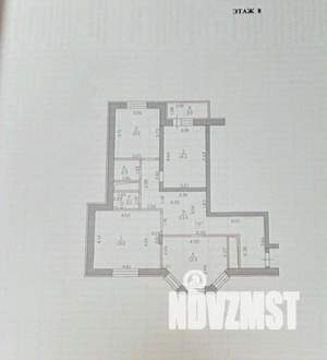4-к квартира, вторичка, 90м2, 8/12 этаж