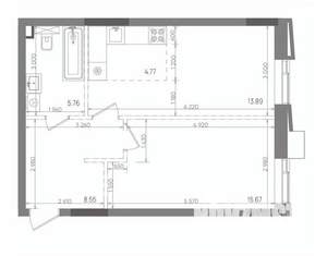 2-к квартира, вторичка, 49м2, 5/14 этаж