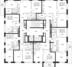 1-к квартира, вторичка, 34м2, 4/8 этаж