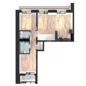 2-к квартира, вторичка, 72м2, 8/23 этаж