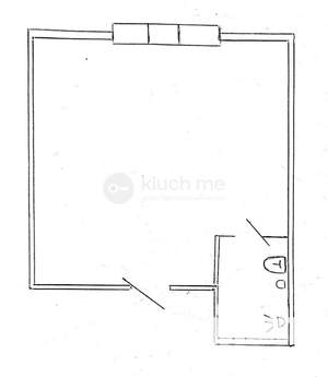 Студия квартира, вторичка, 15м2, 2/5 этаж