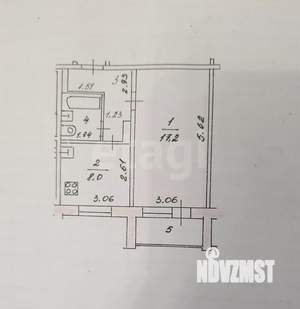 1-к квартира, вторичка, 33м2, 8/10 этаж