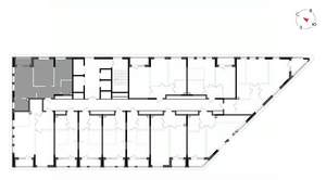 2-к квартира, вторичка, 59м2, 23/23 этаж