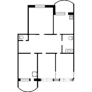 4-к квартира, вторичка, 130м2, 4/9 этаж