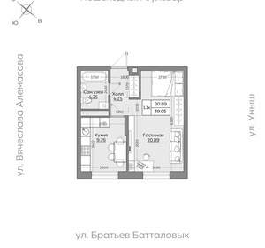 1-к квартира, вторичка, 39м2, 18/24 этаж