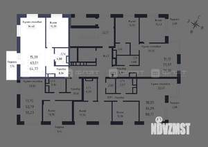 1-к квартира, вторичка, 65м2, 5/6 этаж