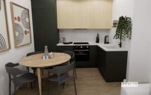 2-к квартира, строящийся дом, 55м2, 3/23 этаж