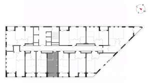 Студия квартира, вторичка, 27м2, 22/23 этаж