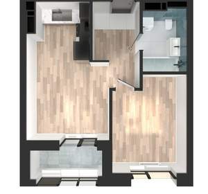 1-к квартира, вторичка, 37м2, 2/23 этаж