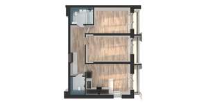 2-к квартира, вторичка, 61м2, 2/24 этаж