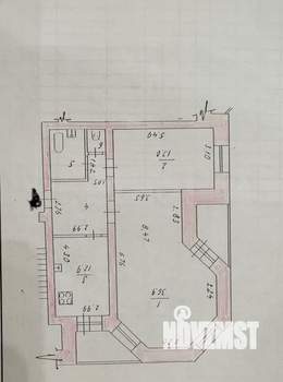 3-к квартира, вторичка, 82м2, 3/8 этаж