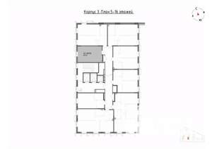 1-к квартира, вторичка, 29м2, 14/22 этаж