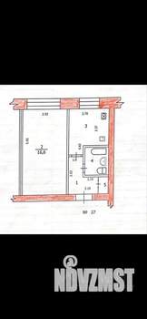 1-к квартира, вторичка, 31м2, 5/5 этаж
