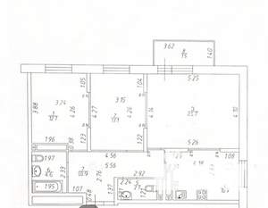 3-к квартира, вторичка, 77м2, 12/20 этаж