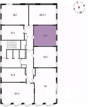 1-к квартира, вторичка, 41м2, 14/14 этаж