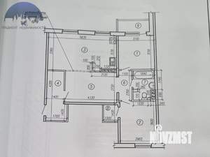3-к квартира, вторичка, 68м2, 5/9 этаж