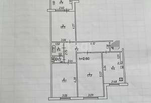 3-к квартира, вторичка, 66м2, 3/10 этаж