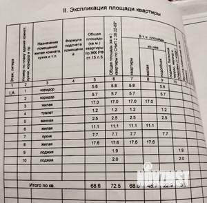 3-к квартира, вторичка, 73м2, 1/5 этаж
