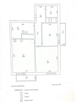 3-к квартира, вторичка, 70м2, 19/20 этаж